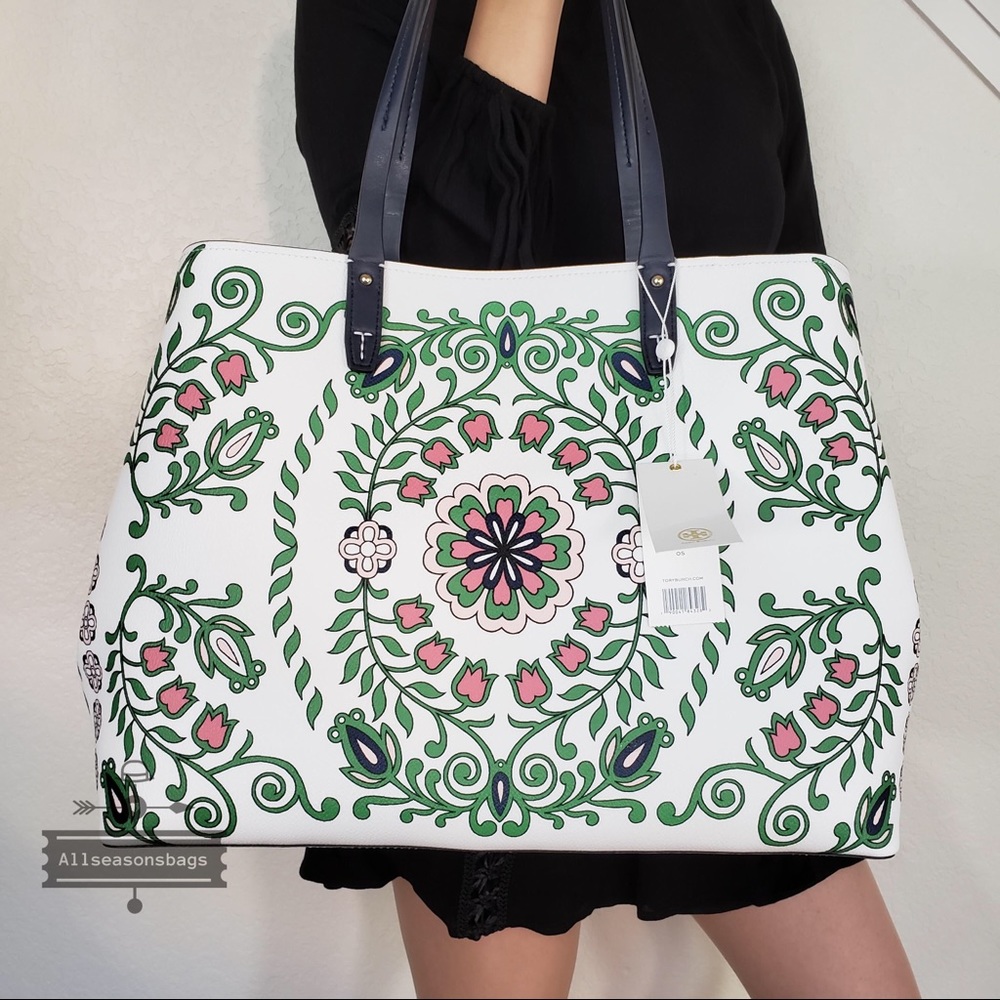 NWT Tory Burch kerrington Square Large Garden tote - Picture 4 of 8